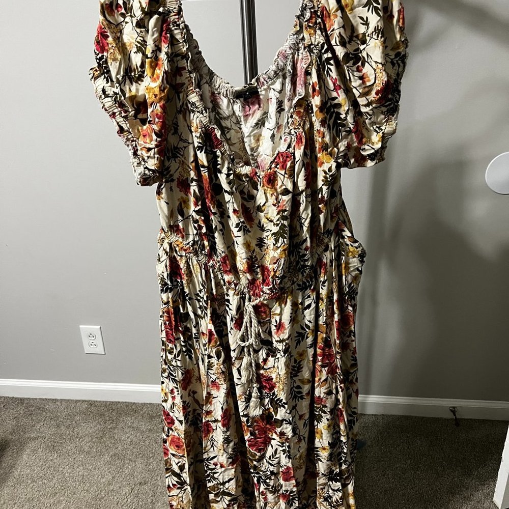 Torrid Midi Challis Off-Shoulder Dress Women’s size 4x
